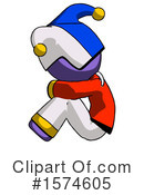 Purple Design Mascot Clipart #1574605 by Leo Blanchette