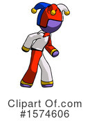 Purple Design Mascot Clipart #1574606 by Leo Blanchette