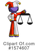 Purple Design Mascot Clipart #1574607 by Leo Blanchette