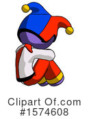 Purple Design Mascot Clipart #1574608 by Leo Blanchette