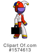 Purple Design Mascot Clipart #1574613 by Leo Blanchette