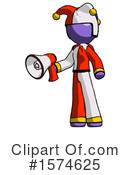 Purple Design Mascot Clipart #1574625 by Leo Blanchette