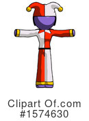 Purple Design Mascot Clipart #1574630 by Leo Blanchette