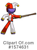Purple Design Mascot Clipart #1574631 by Leo Blanchette