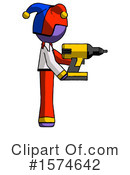 Purple Design Mascot Clipart #1574642 by Leo Blanchette