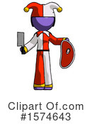 Purple Design Mascot Clipart #1574643 by Leo Blanchette