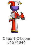 Purple Design Mascot Clipart #1574644 by Leo Blanchette