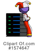 Purple Design Mascot Clipart #1574647 by Leo Blanchette