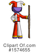 Purple Design Mascot Clipart #1574655 by Leo Blanchette