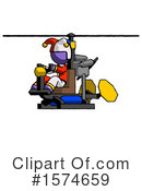 Purple Design Mascot Clipart #1574659 by Leo Blanchette
