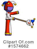 Purple Design Mascot Clipart #1574662 by Leo Blanchette