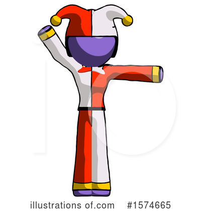 Royalty-Free (RF) Purple Design Mascot Clipart Illustration by Leo Blanchette - Stock Sample #1574665