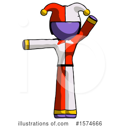 Royalty-Free (RF) Purple Design Mascot Clipart Illustration by Leo Blanchette - Stock Sample #1574666