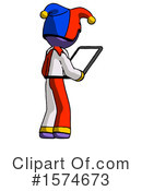 Purple Design Mascot Clipart #1574673 by Leo Blanchette