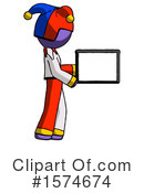 Purple Design Mascot Clipart #1574674 by Leo Blanchette