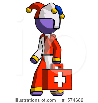 Royalty-Free (RF) Purple Design Mascot Clipart Illustration by Leo Blanchette - Stock Sample #1574682