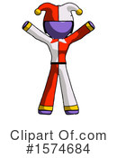 Purple Design Mascot Clipart #1574684 by Leo Blanchette
