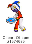 Purple Design Mascot Clipart #1574685 by Leo Blanchette