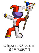 Purple Design Mascot Clipart #1574690 by Leo Blanchette