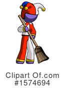 Purple Design Mascot Clipart #1574694 by Leo Blanchette