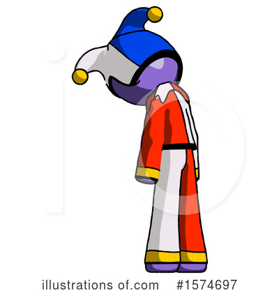 Royalty-Free (RF) Purple Design Mascot Clipart Illustration by Leo Blanchette - Stock Sample #1574697