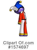 Purple Design Mascot Clipart #1574697 by Leo Blanchette