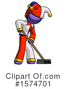 Purple Design Mascot Clipart #1574701 by Leo Blanchette
