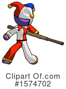 Purple Design Mascot Clipart #1574702 by Leo Blanchette