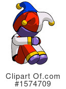 Purple Design Mascot Clipart #1574709 by Leo Blanchette