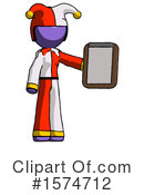 Purple Design Mascot Clipart #1574712 by Leo Blanchette