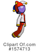 Purple Design Mascot Clipart #1574713 by Leo Blanchette