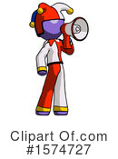 Purple Design Mascot Clipart #1574727 by Leo Blanchette