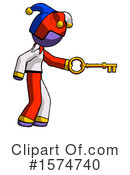 Purple Design Mascot Clipart #1574740 by Leo Blanchette