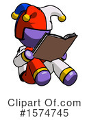 Purple Design Mascot Clipart #1574745 by Leo Blanchette
