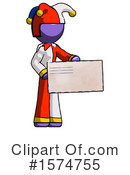 Purple Design Mascot Clipart #1574755 by Leo Blanchette