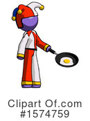 Purple Design Mascot Clipart #1574759 by Leo Blanchette