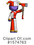 Purple Design Mascot Clipart #1574763 by Leo Blanchette