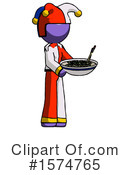 Purple Design Mascot Clipart #1574765 by Leo Blanchette