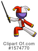 Purple Design Mascot Clipart #1574770 by Leo Blanchette