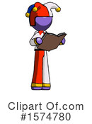 Purple Design Mascot Clipart #1574780 by Leo Blanchette