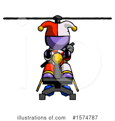 Royalty-Free (RF) Purple Design Mascot Clipart Illustration by Leo Blanchette - Stock Sample #1574787