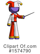 Purple Design Mascot Clipart #1574790 by Leo Blanchette
