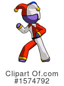 Purple Design Mascot Clipart #1574792 by Leo Blanchette