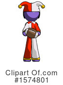 Purple Design Mascot Clipart #1574801 by Leo Blanchette