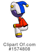 Purple Design Mascot Clipart #1574808 by Leo Blanchette