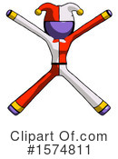 Purple Design Mascot Clipart #1574811 by Leo Blanchette