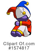 Purple Design Mascot Clipart #1574817 by Leo Blanchette