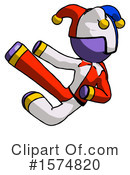 Purple Design Mascot Clipart #1574820 by Leo Blanchette