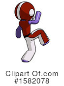 Purple Design Mascot Clipart #1582078 by Leo Blanchette