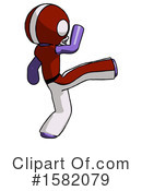Purple Design Mascot Clipart #1582079 by Leo Blanchette